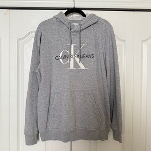Calvin Klein Light Gray Hoodie for Men